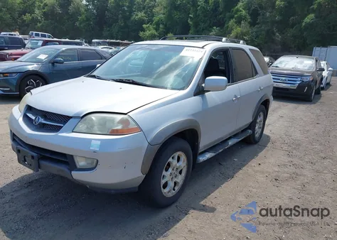 2002 Acura Mdx Touring из США, поврежденный, VIN 2HNYD18852H525328